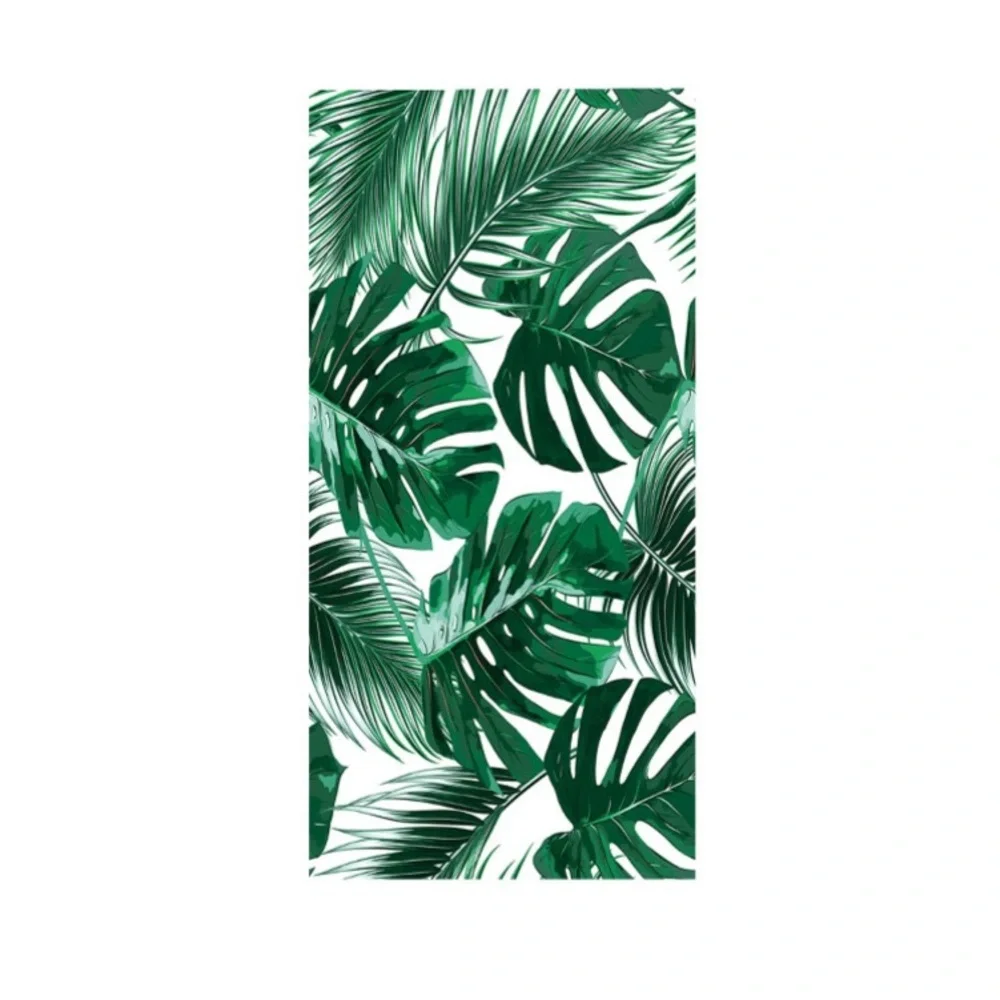 Sand Free Beach Towel  With Palm Leaves Design 30x60 inch